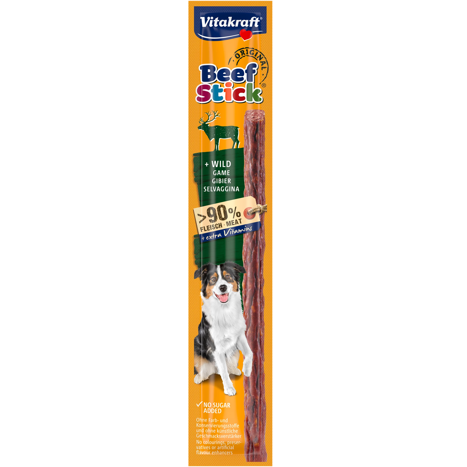 Vitakraft Beef Stick Dog Snack - Original Wild - Shaking Tails