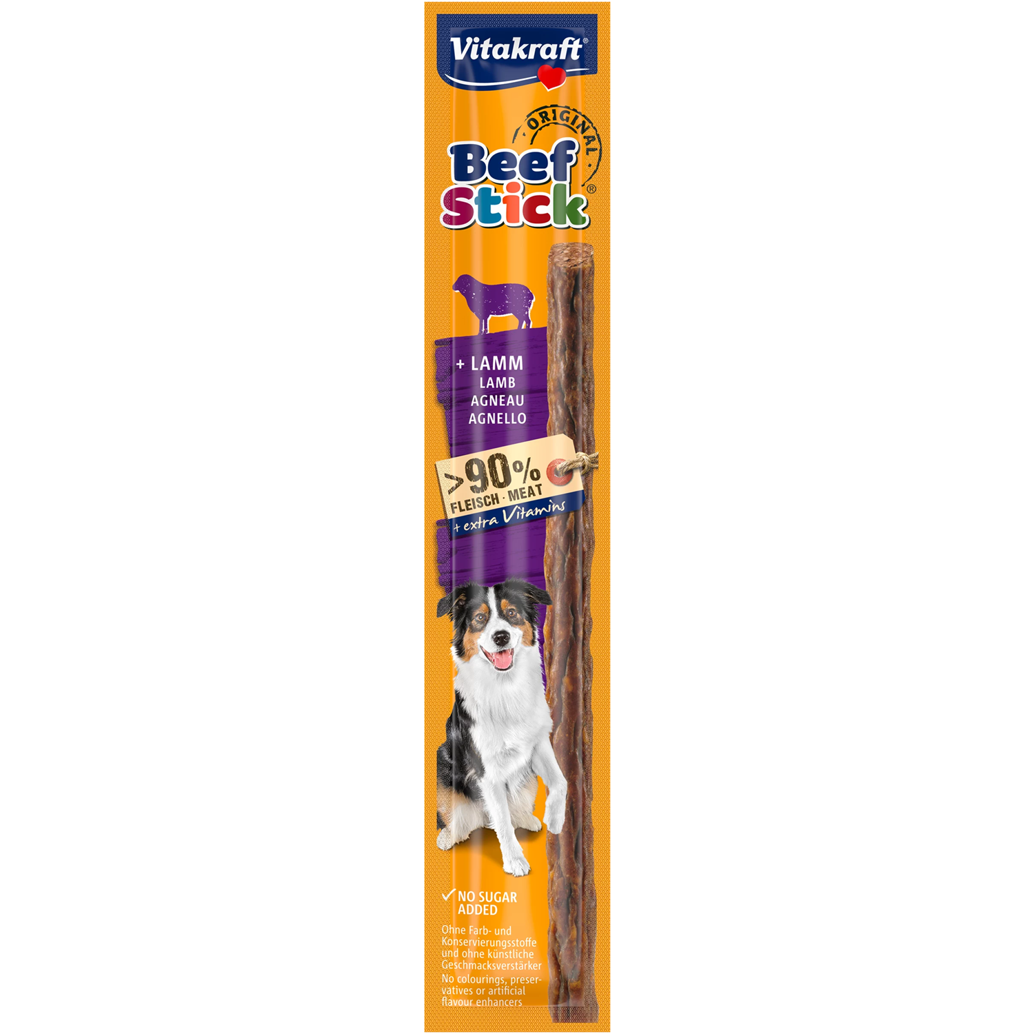 Vitakraft Beef Stick Dog Snack - Original Lamb - Shaking Tails