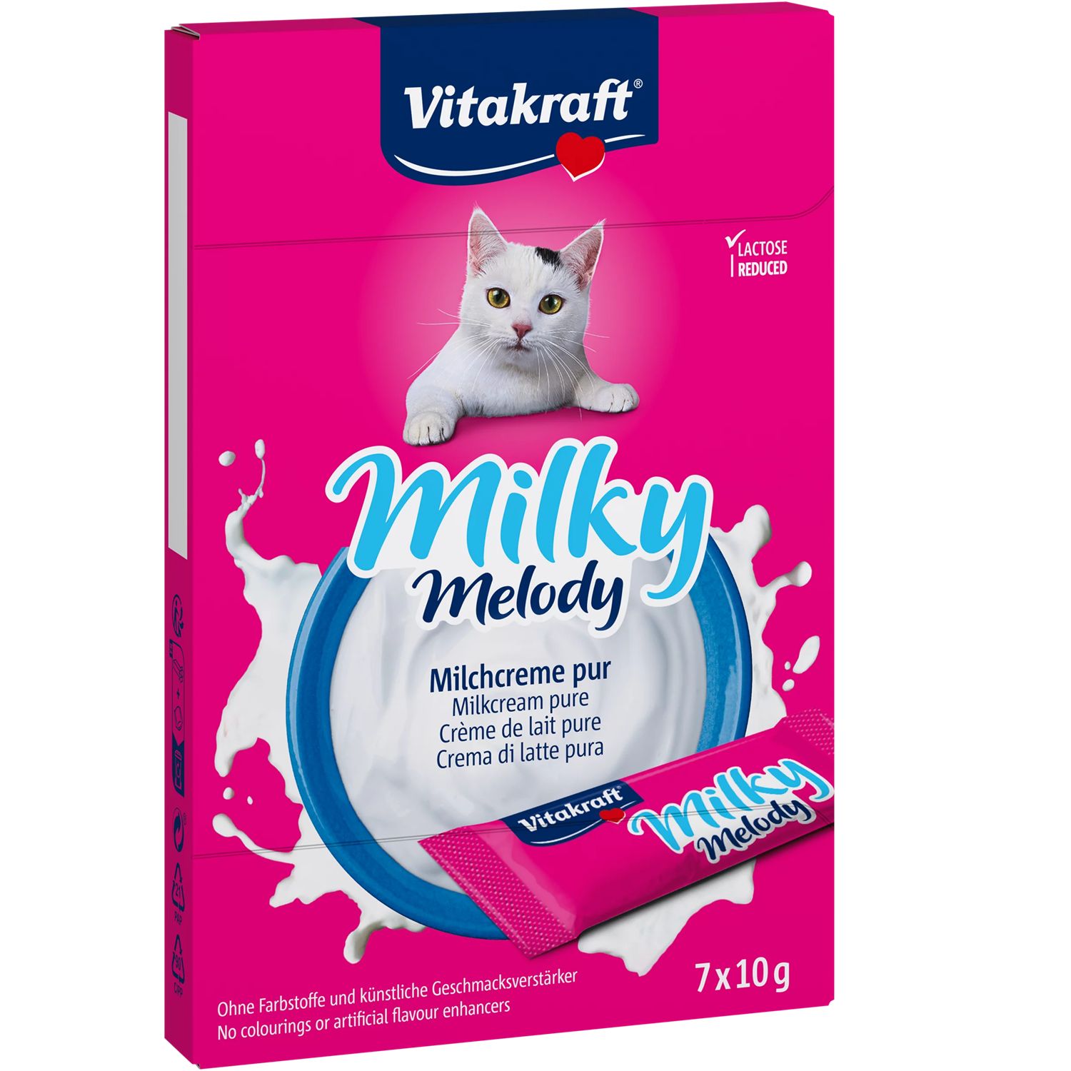 Vitakraft Milky Melody Cat Snack - Milkcream Pure - Shaking Tails