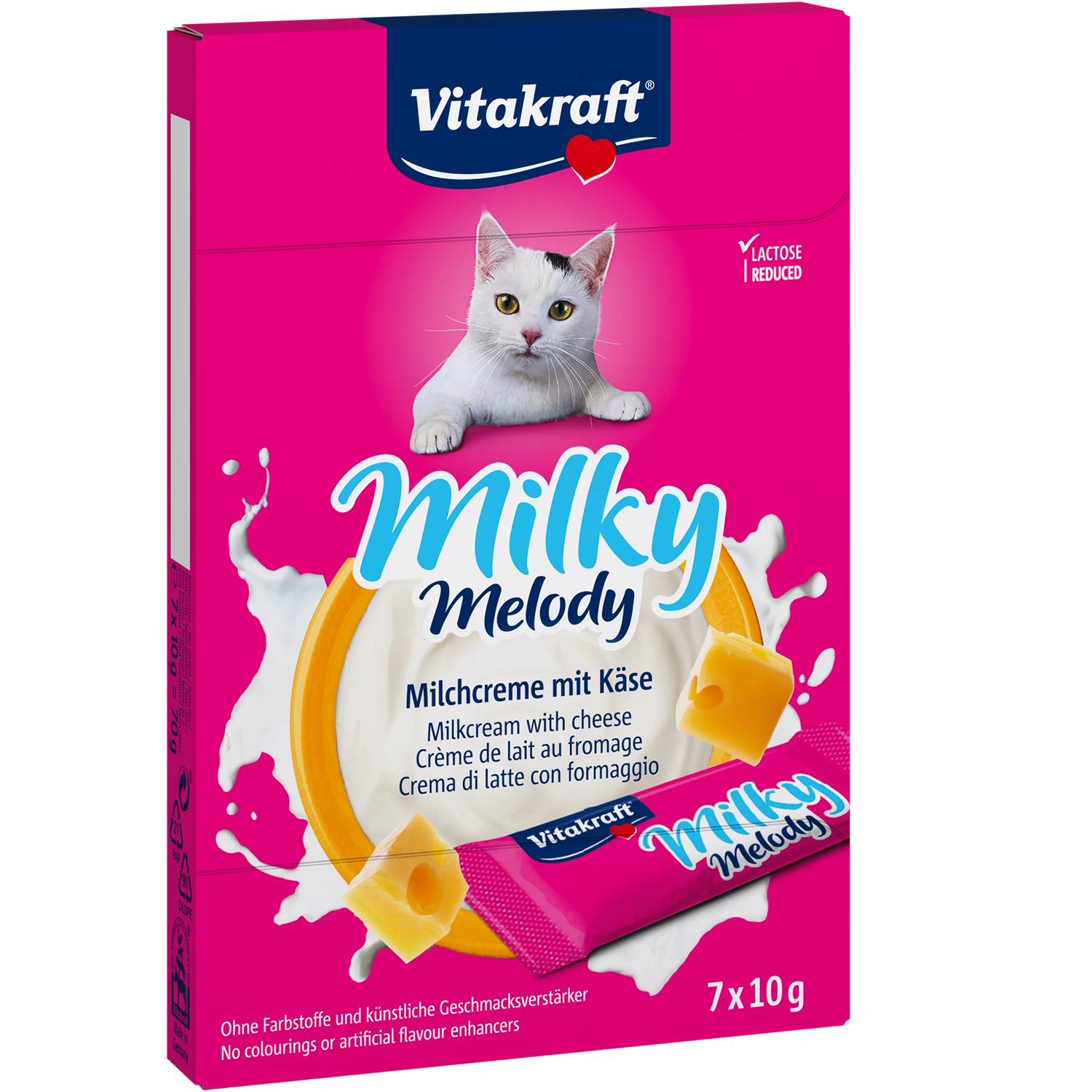 Vitakraft Milky Melody Cat Snack - Cheese - Shaking Tails