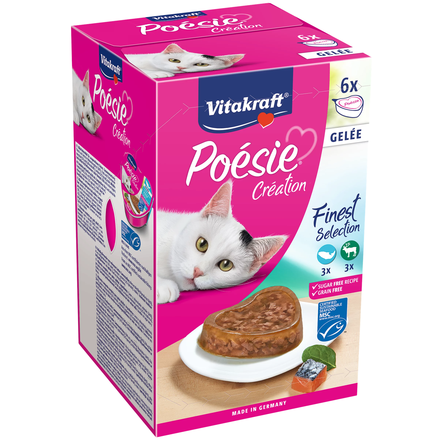 Vitakraft Poésie Création in jelly multipack Cat Wet Food - Shaking Tails