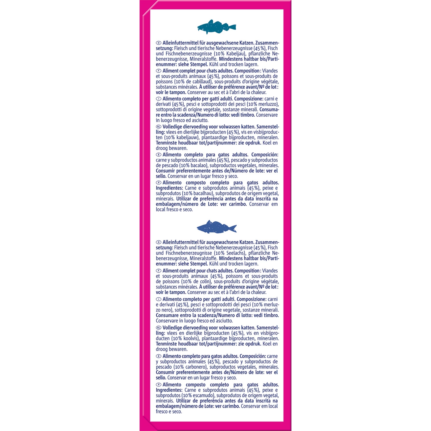 Vitakraft Poésie Délice in sauce Multipack Cat Wet Food - Fish - Shaking Tails