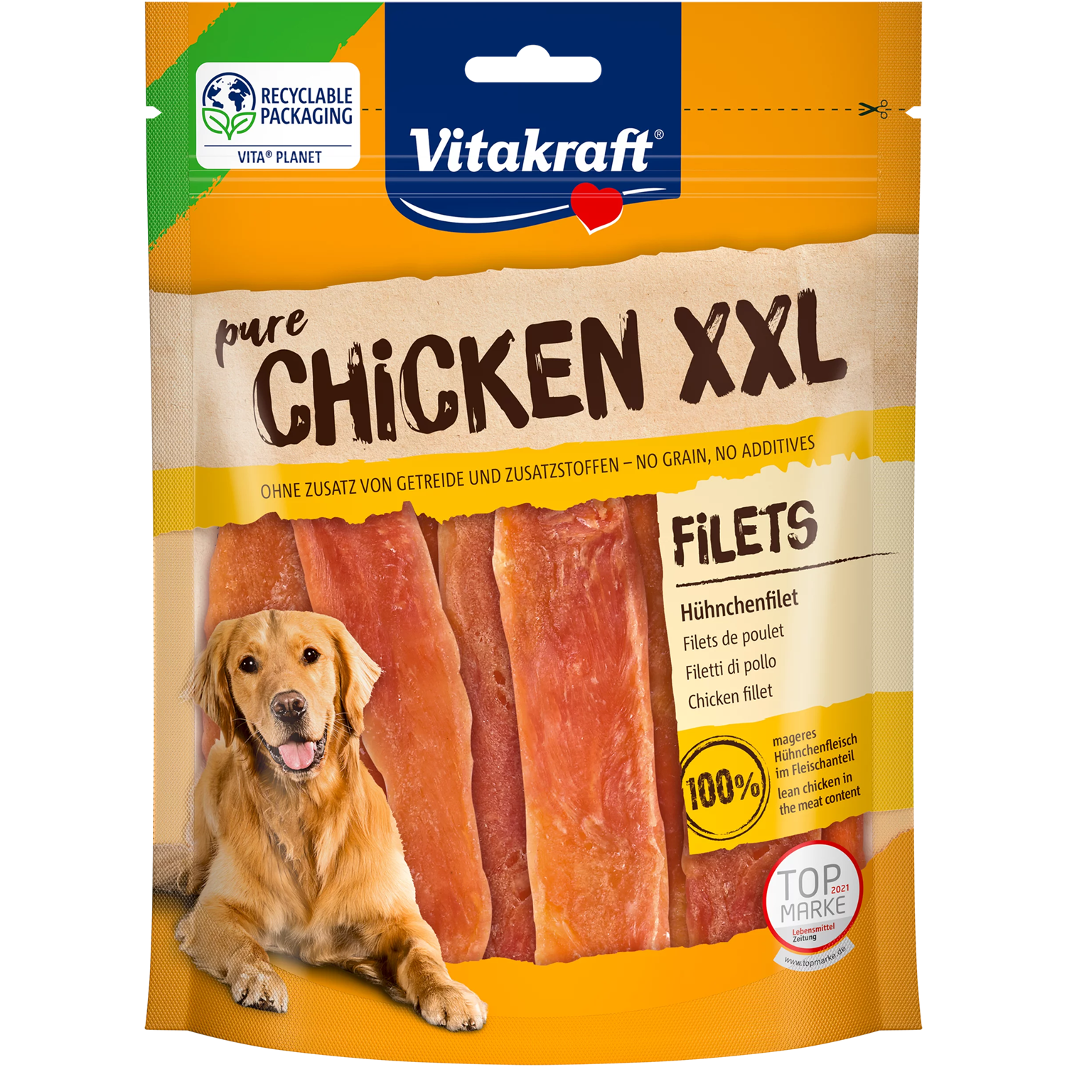Vitakraft FILETS Dog Treat - Chicken fillet - Shaking Tails