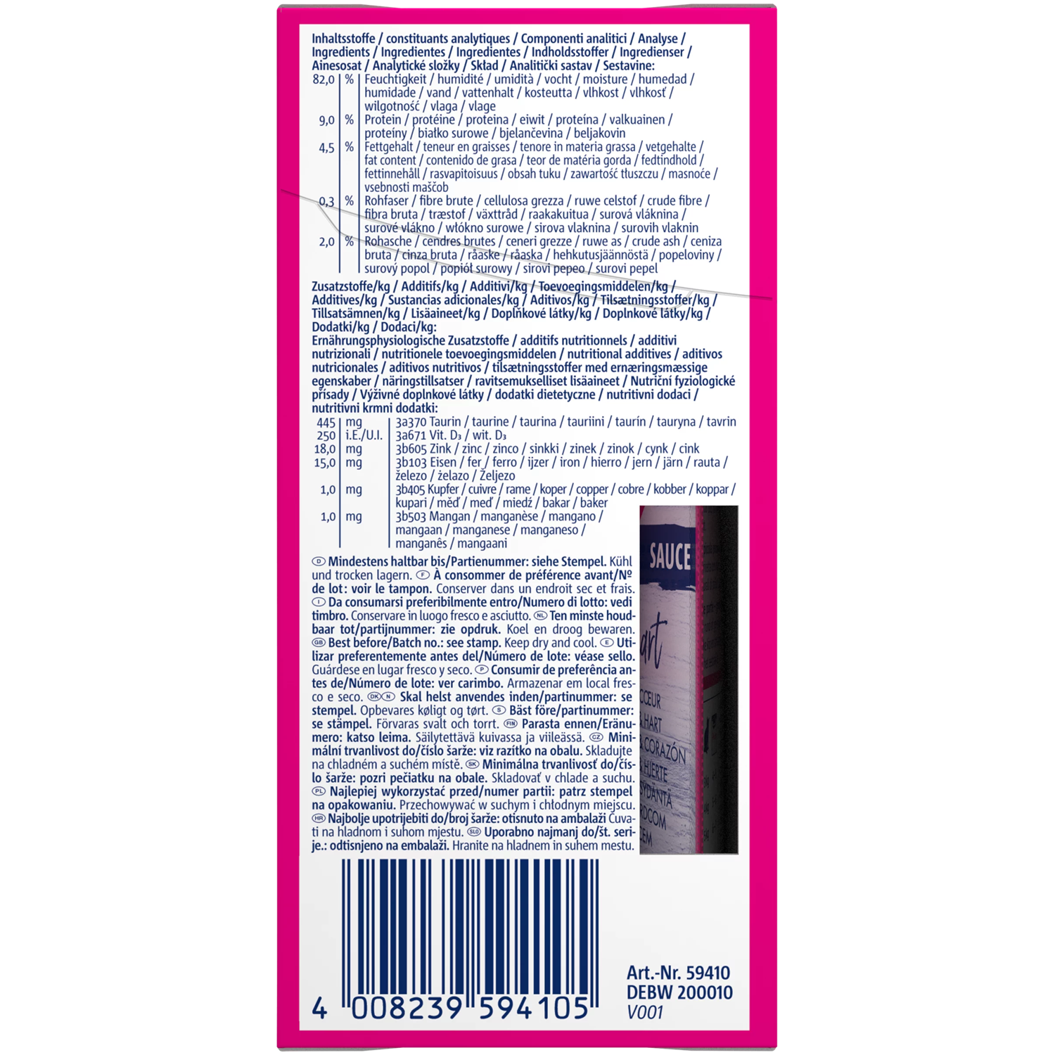 Vitakraft Poésie Petit Multipack Cat Wet Food - Beef and Poultry - Shaking Tails