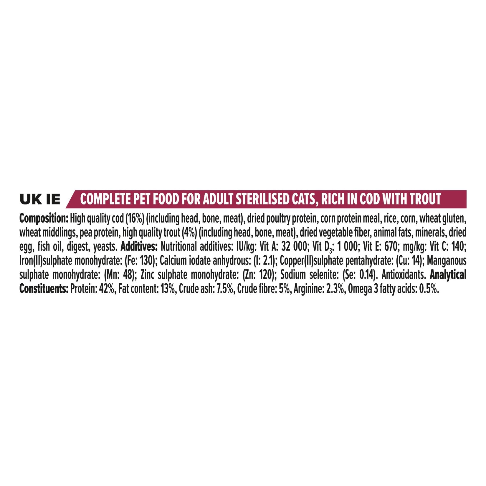 Purina Pro Plan - Sterilised Adult Savory Duo Rich in Cod with Trout