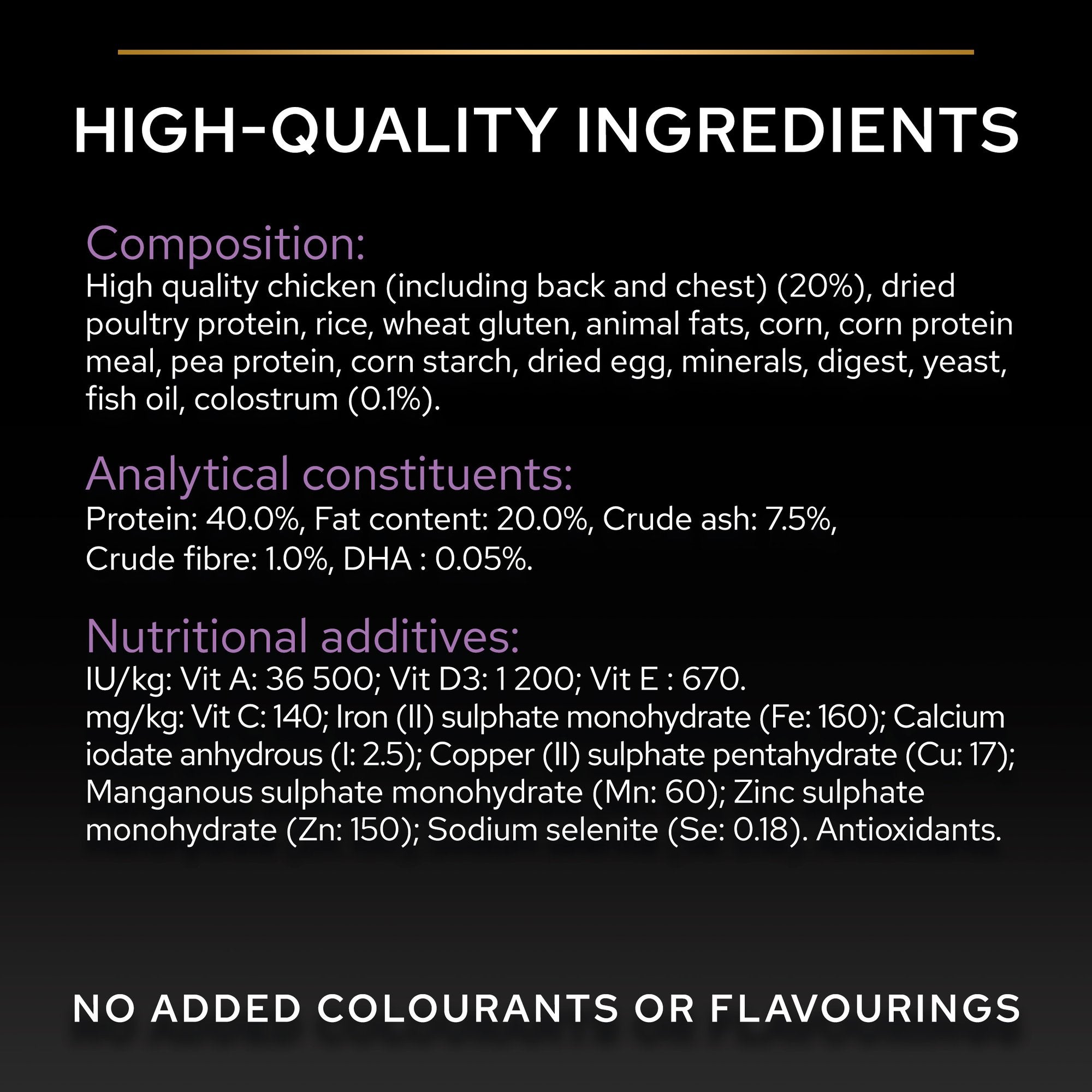 Purina Pro Plan - Kitten Healthy Start Cat Dry Food - Chicken