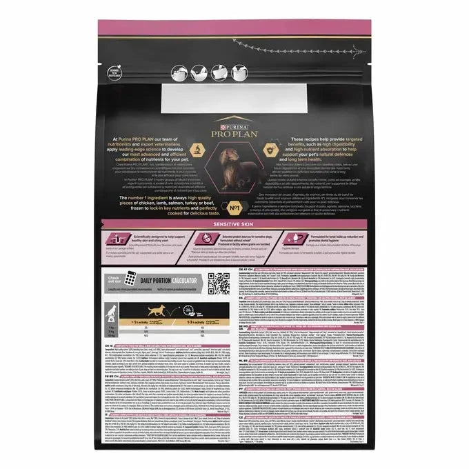 Purina Pro Plan - Small & Mini Adult Sensitive Skin Dog Dry Food - Salmon
