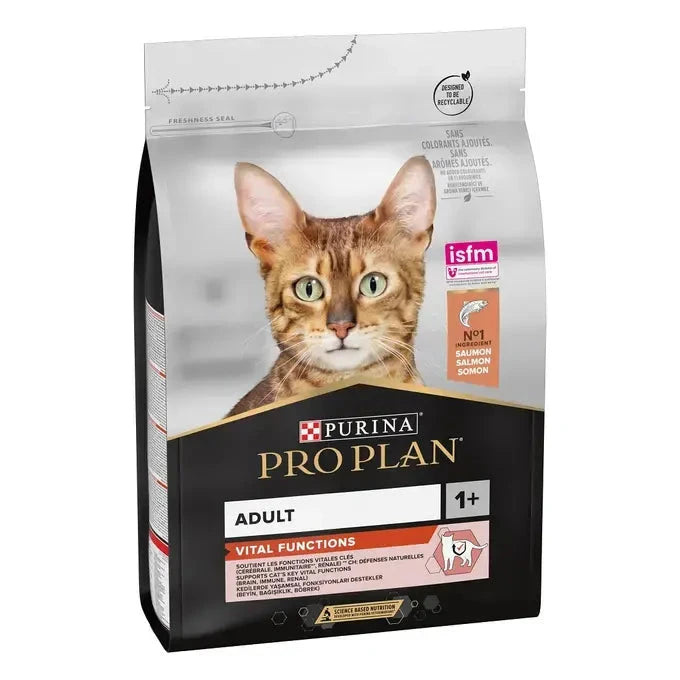 Purina Pro Plan - Adult Vital Functions Everyday Cat Dry Food - Salmon
