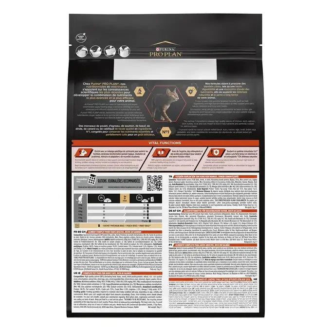 Purina Pro Plan - Adult Vital Functions Everyday Cat Dry Food - Salmon