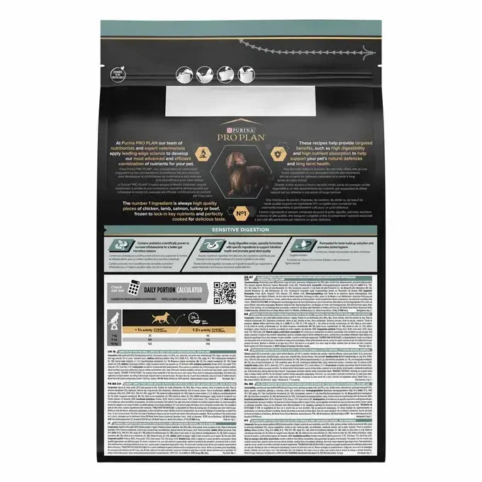 Purina Pro Plan - Small & Mini Adult Sensitive Digestion Dog Dry Food - Lamb