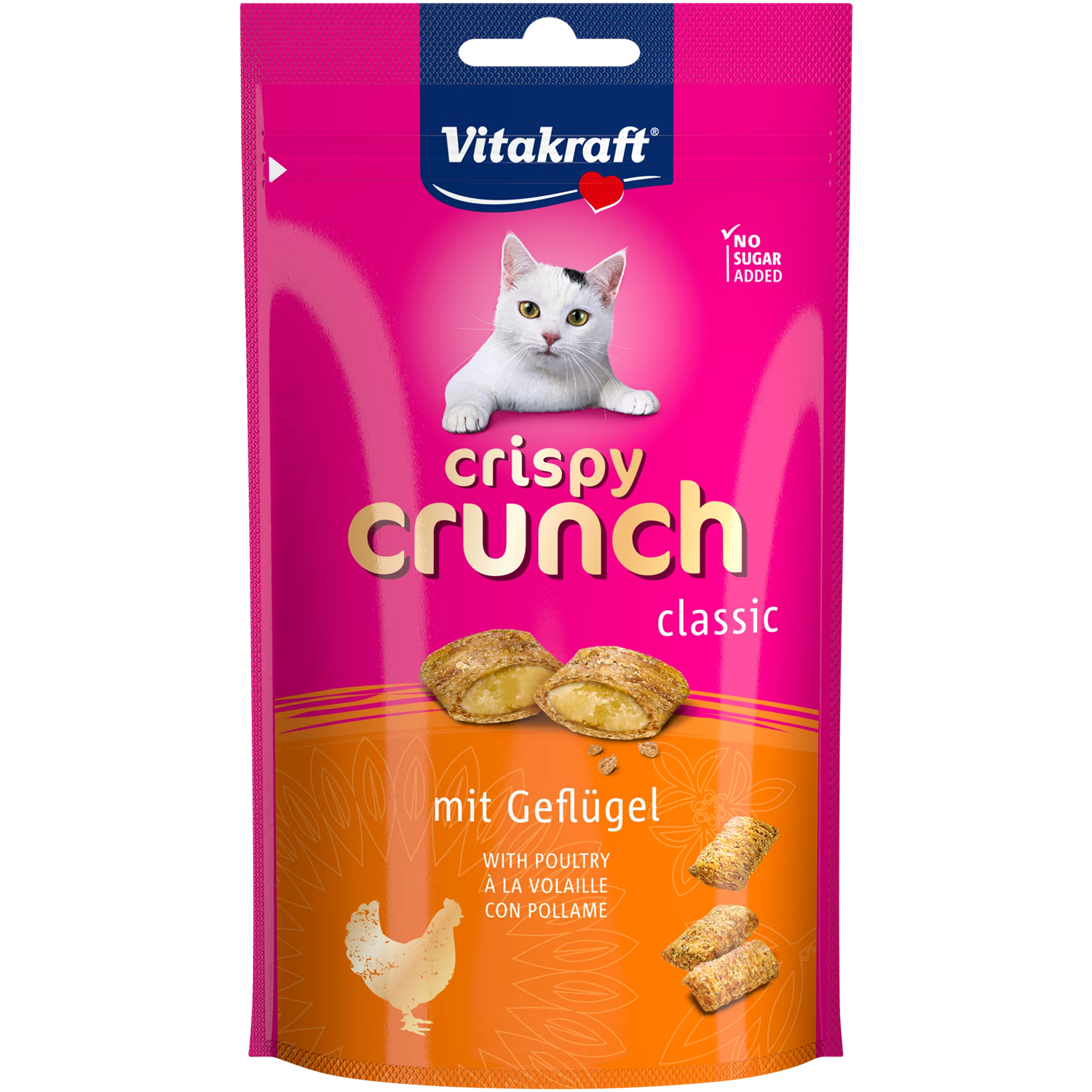 Vitakraft Crispy Crunch Cat Snack - Poultry - Shaking Tails