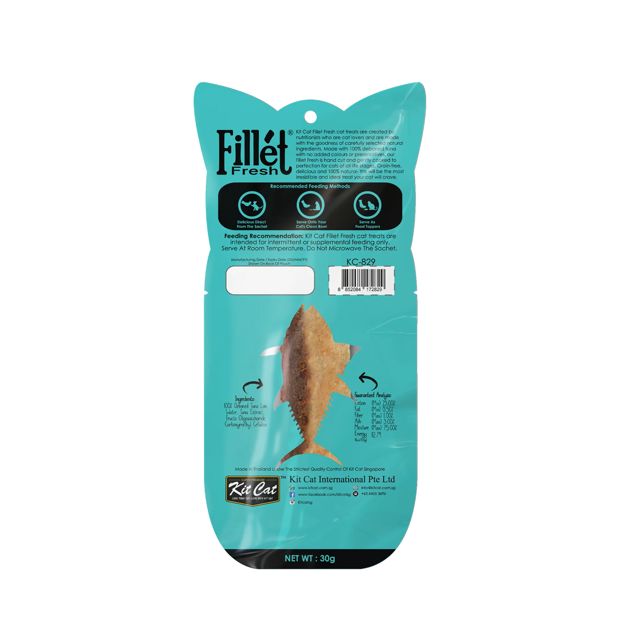 Kit Cat Fillet Fresh - Tuna & Fiber