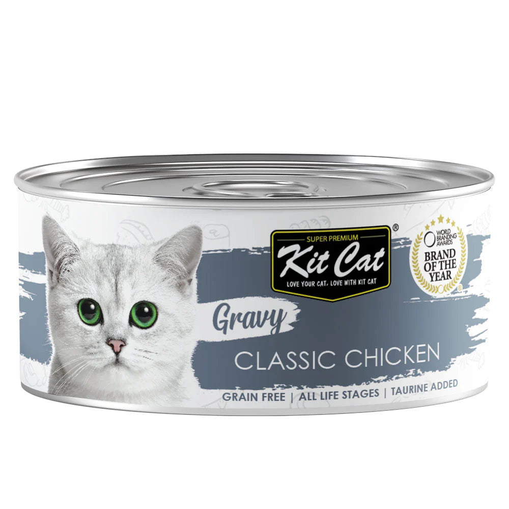 Kit Cat Gravy Canned Food - Classic Chicken - Shaking Tails
