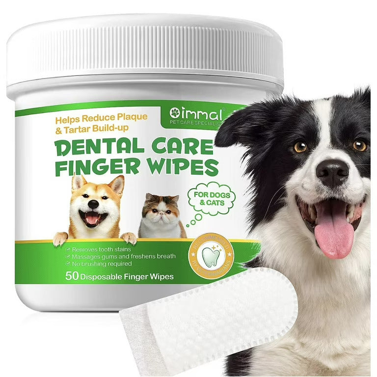 Dental Care Organic Pet Finger Wipes