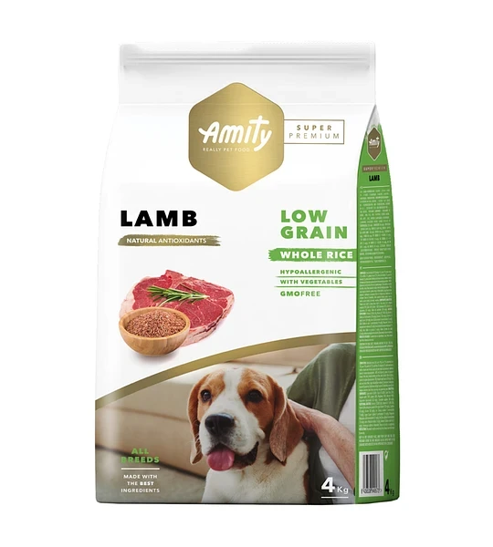 Amity Super Premium Adult Dog Dry Food - Lamb