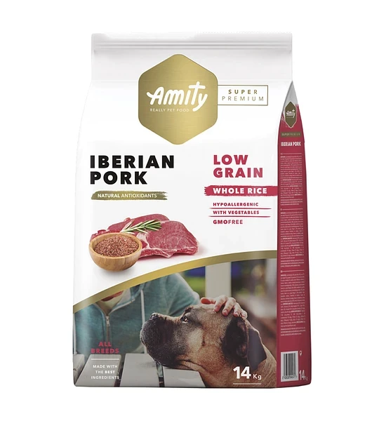 Amity Super Premium Adult Dog Dry Food - Pork