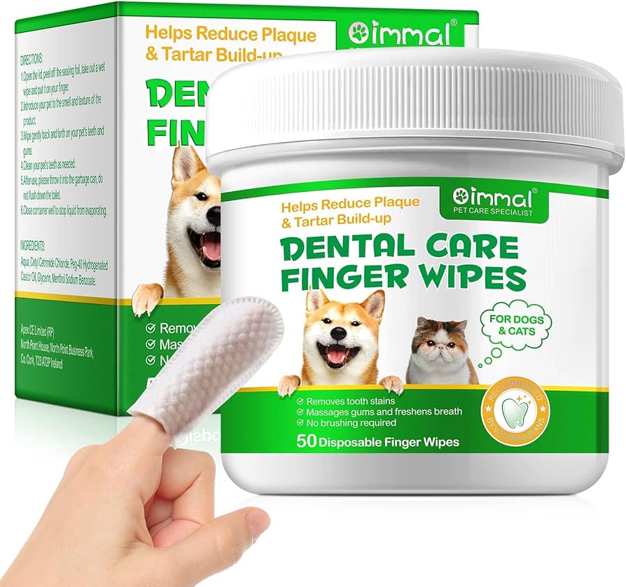 Dental Care Organic Pet Finger Wipes