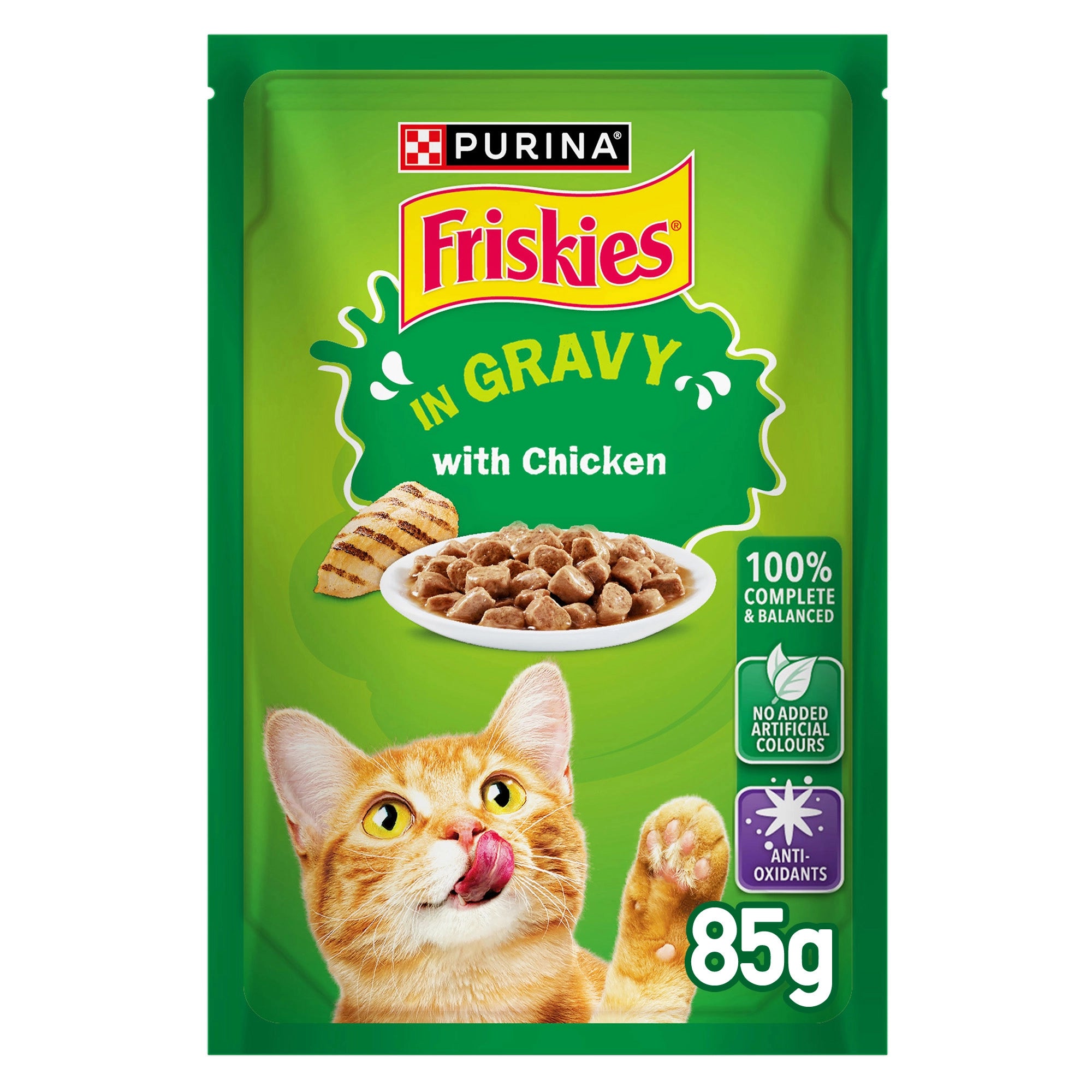 Purina FRISKIES Chicken in Gravy Wet Cat Food - Shaking Tails