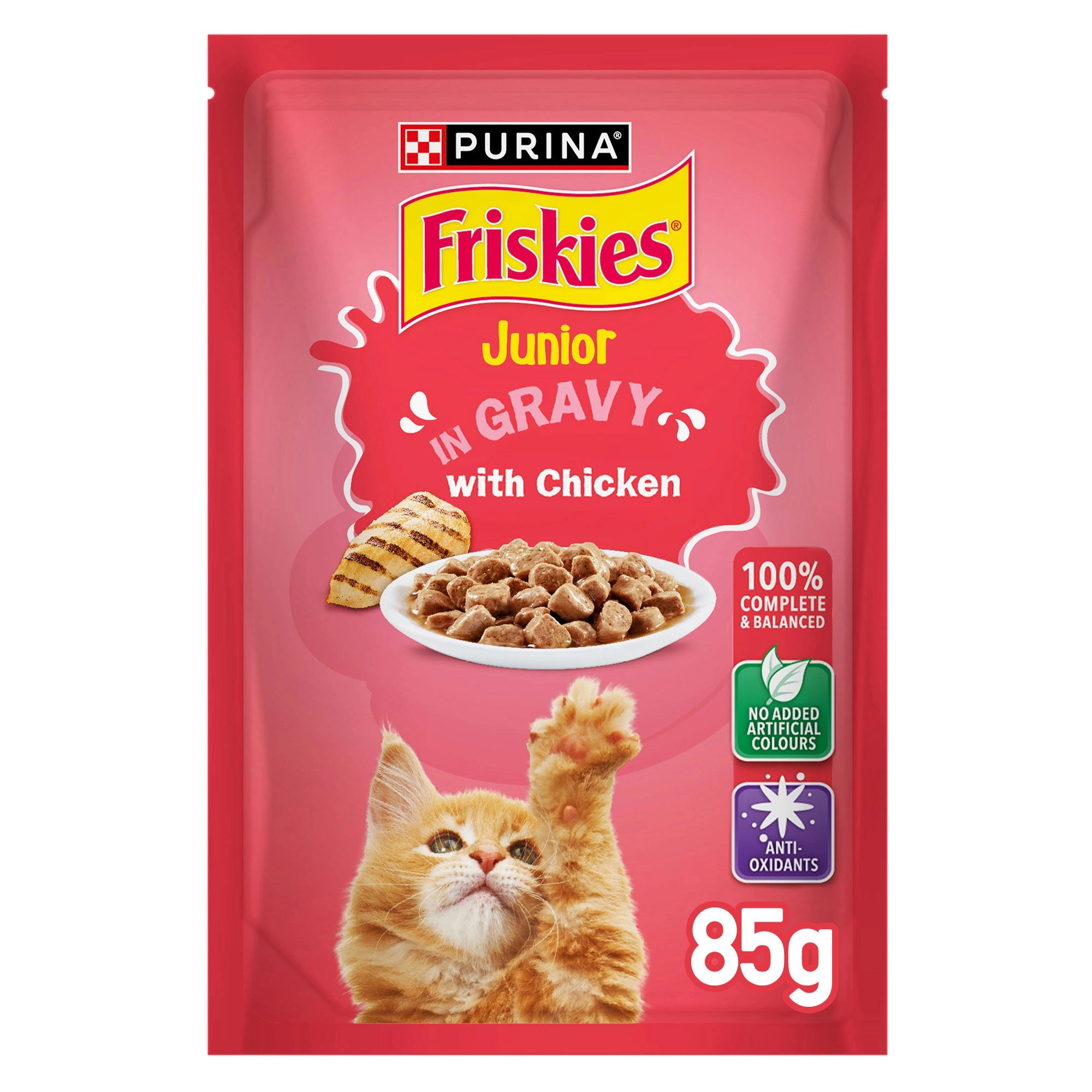 Purina FRISKIES Junior Chicken in Gravy Wet Cat Food - Shaking Tails
