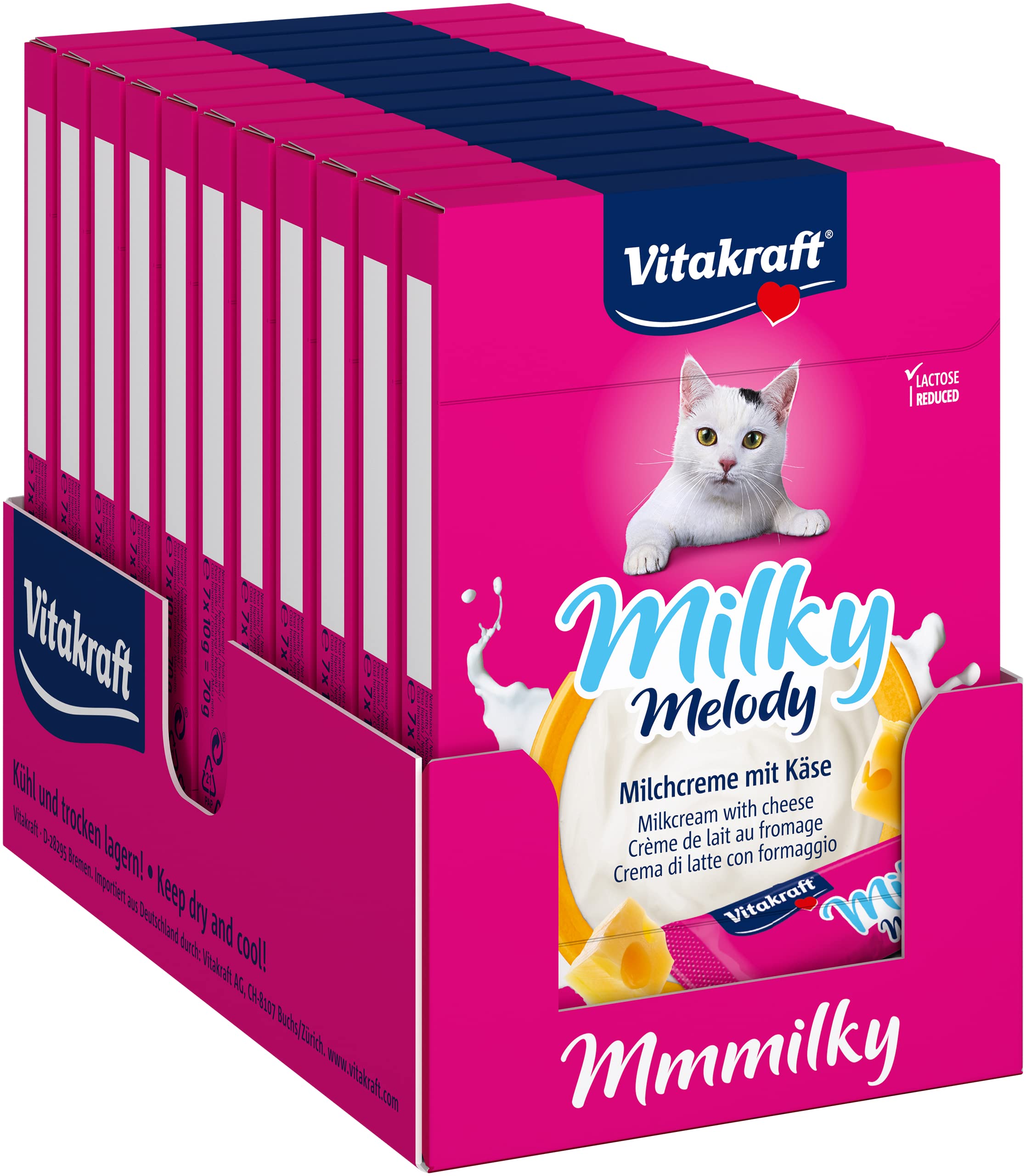 Vitakraft Milky Melody Cat Snack - Cheese - Shaking Tails