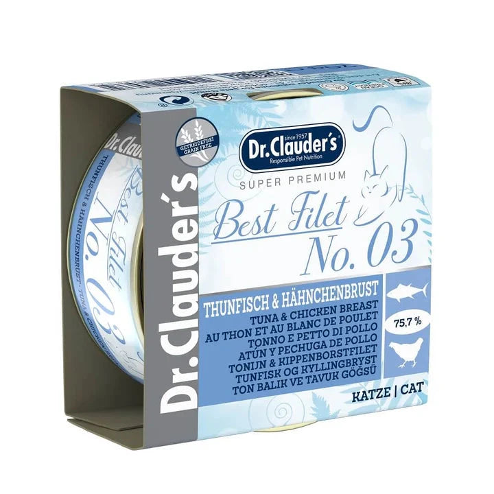Dr.Clauder's Cat Wet Food - Chicken Breast & Tuna