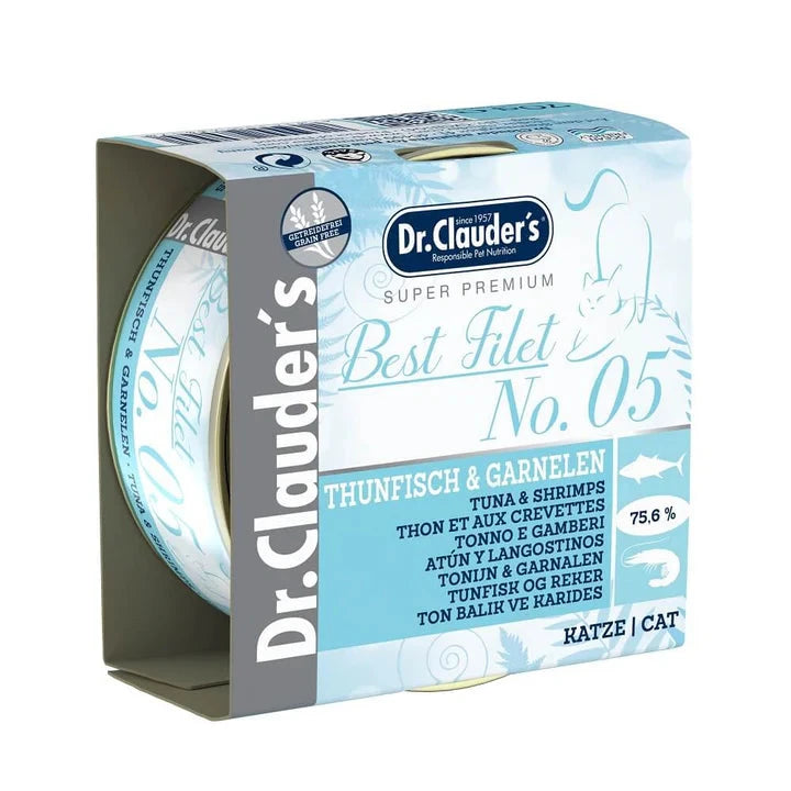 Dr.Clauder's Cat Wet Food - Shrimps & Tuna