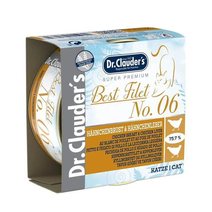 Dr.Clauder's Cat Wet Food - Chicken Breast & Liver