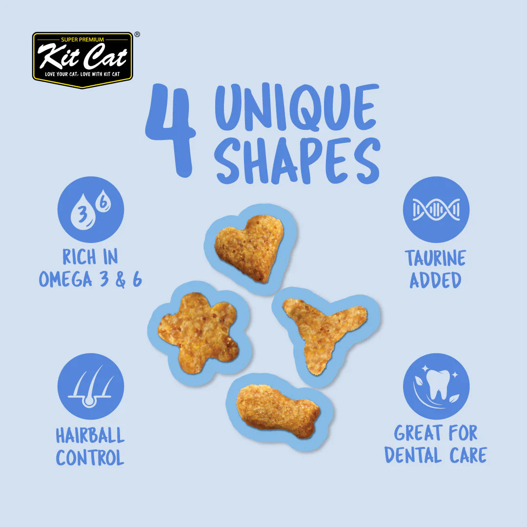 Kit Cat Kitty Crunch Seafood Flavor - Shaking Tails