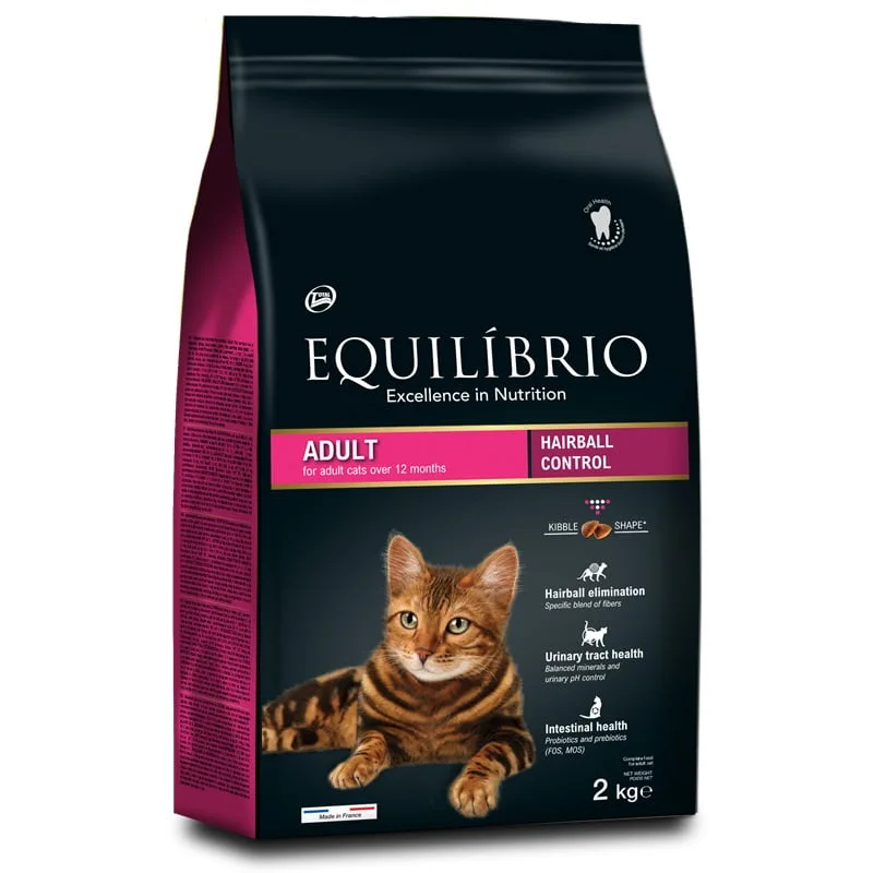 Equilibrio - Adult Cat Hairball Dry Food