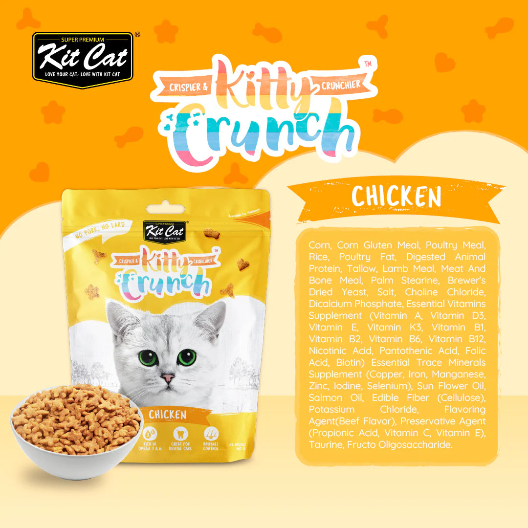 Kit Cat Kitty Crunch Chicken Flavor - Shaking Tails