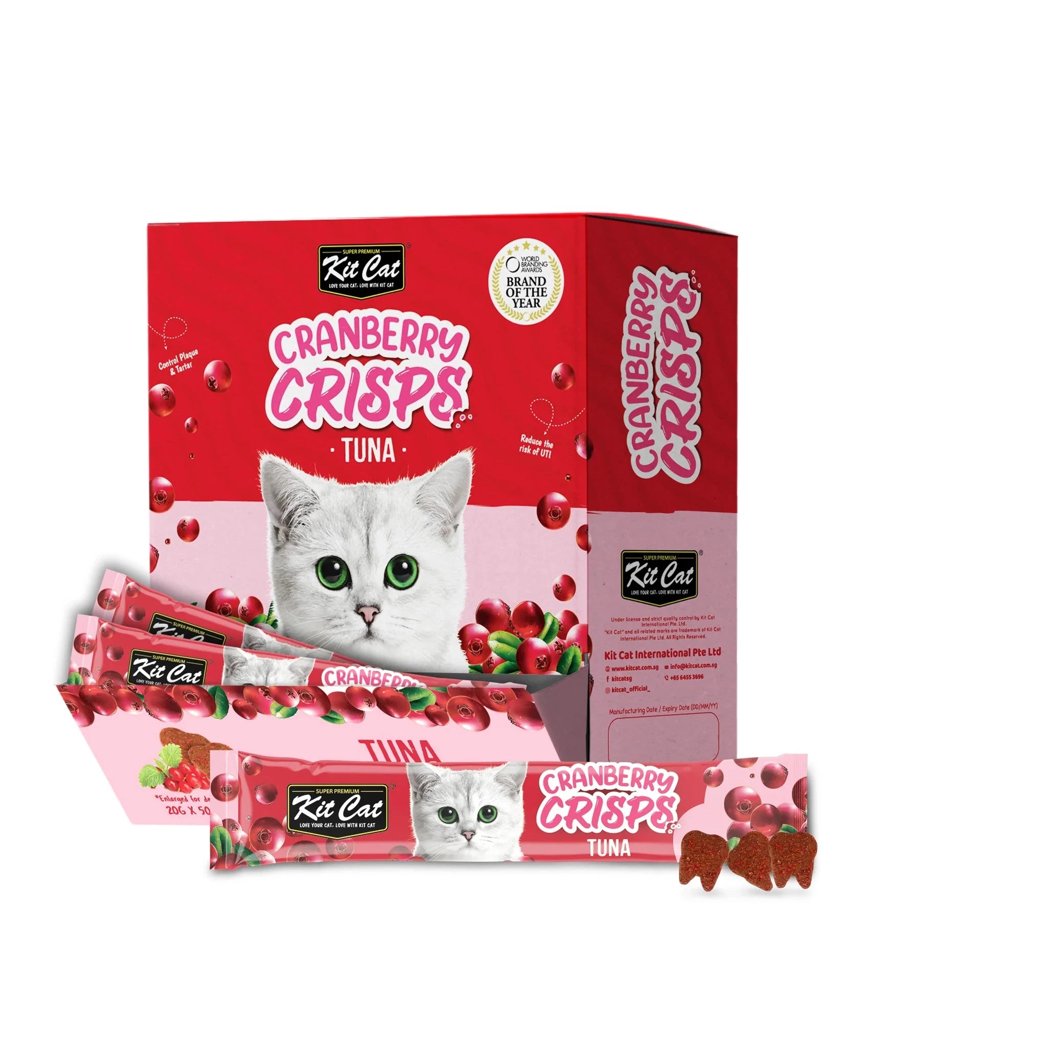 Kit Cat Cranberry Crisps - Tuna