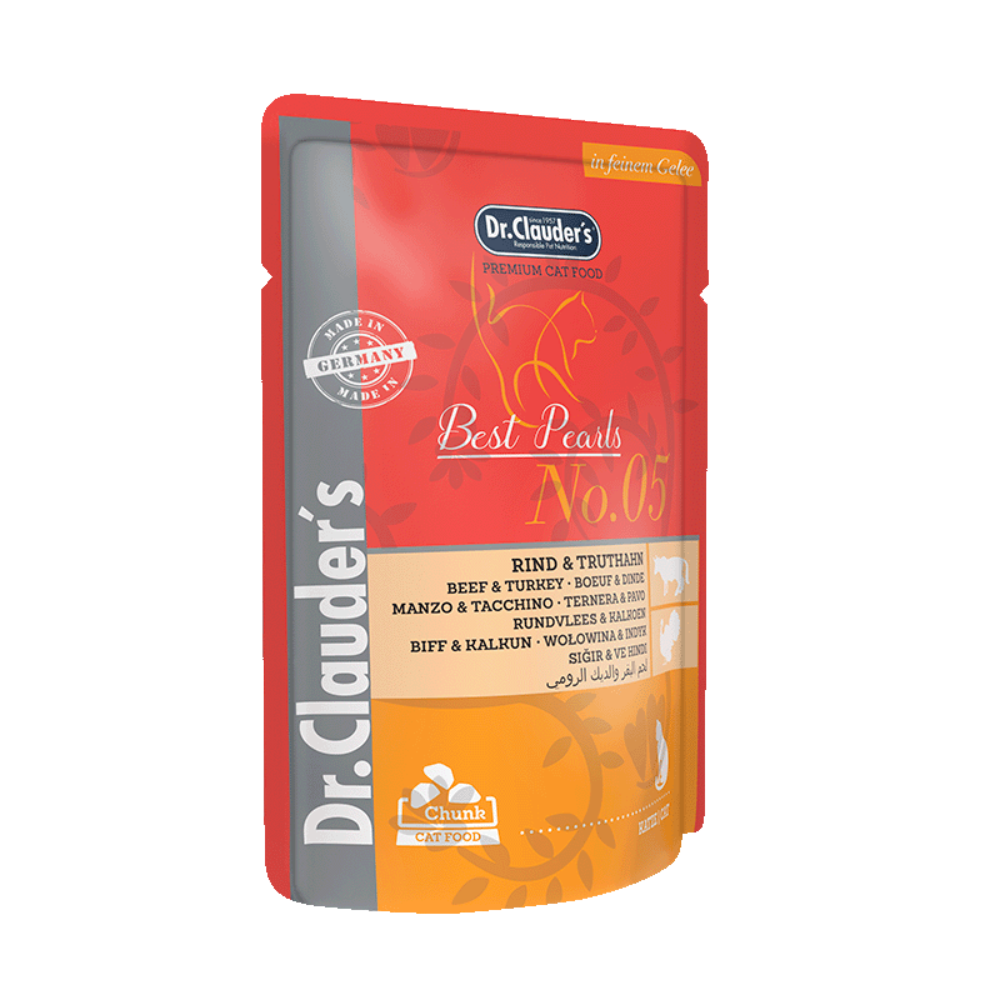 Dr.Clauder's High Premium Pouches - Beef & Turkey