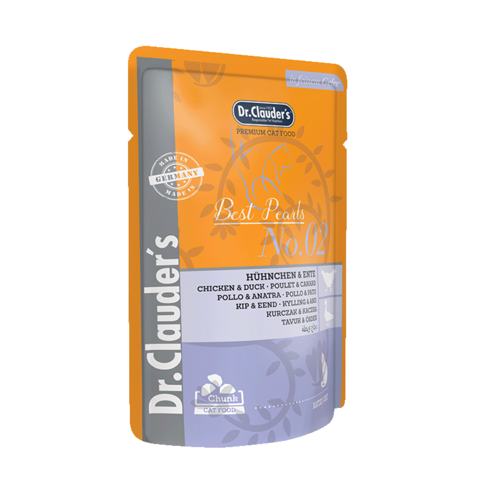 Dr.Clauder's High Premium Pouches - Chicken & Duck
