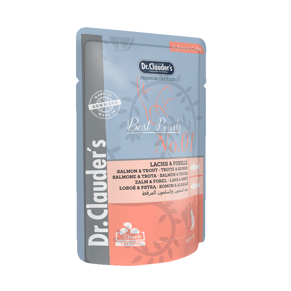 Dr.Clauder's High Premium Pouches - Salmon & Trout