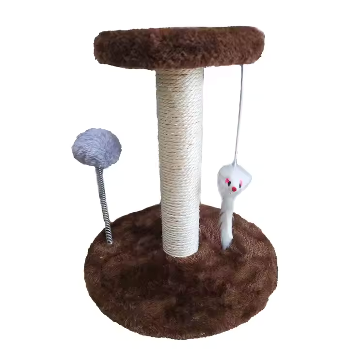 Cat Tower Scratcher with Mice - Shaking Tails