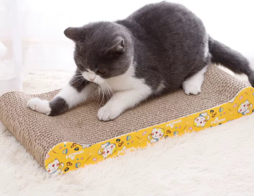 Cat Scratching Board with Catnip – Eco-Friendly & Durable