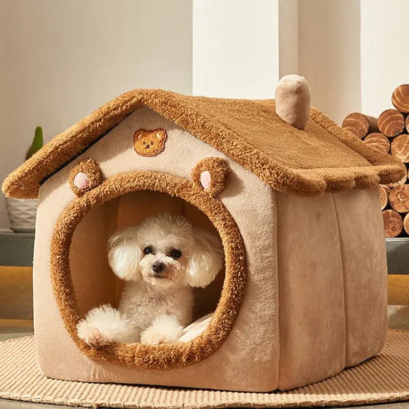 All-Season Dog & Cat Bed House - Shaking Tails