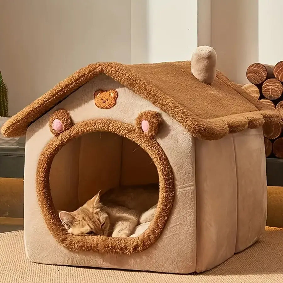 All-Season Dog & Cat Bed House - Shaking Tails