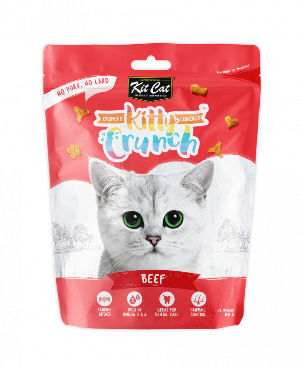 Kit Cat Kitty Crunch Beef Flavor - Shaking Tails