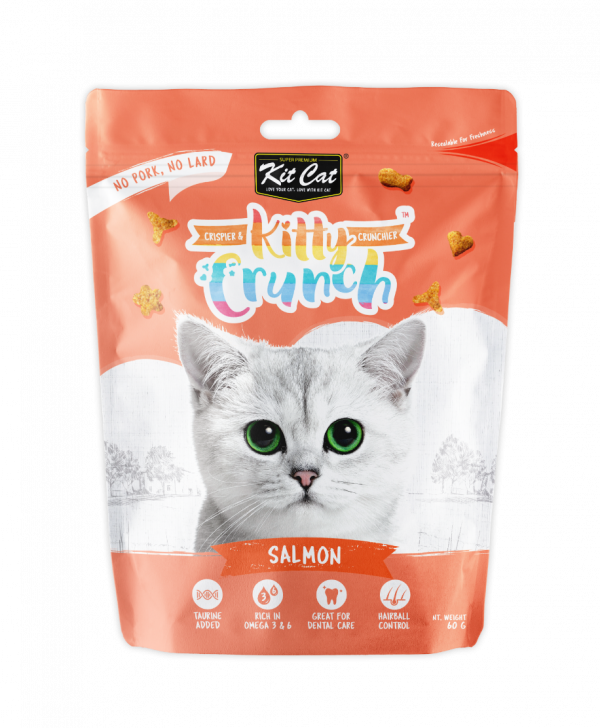 Kit Cat Kitty Crunch Salmon Flavor - Shaking Tails