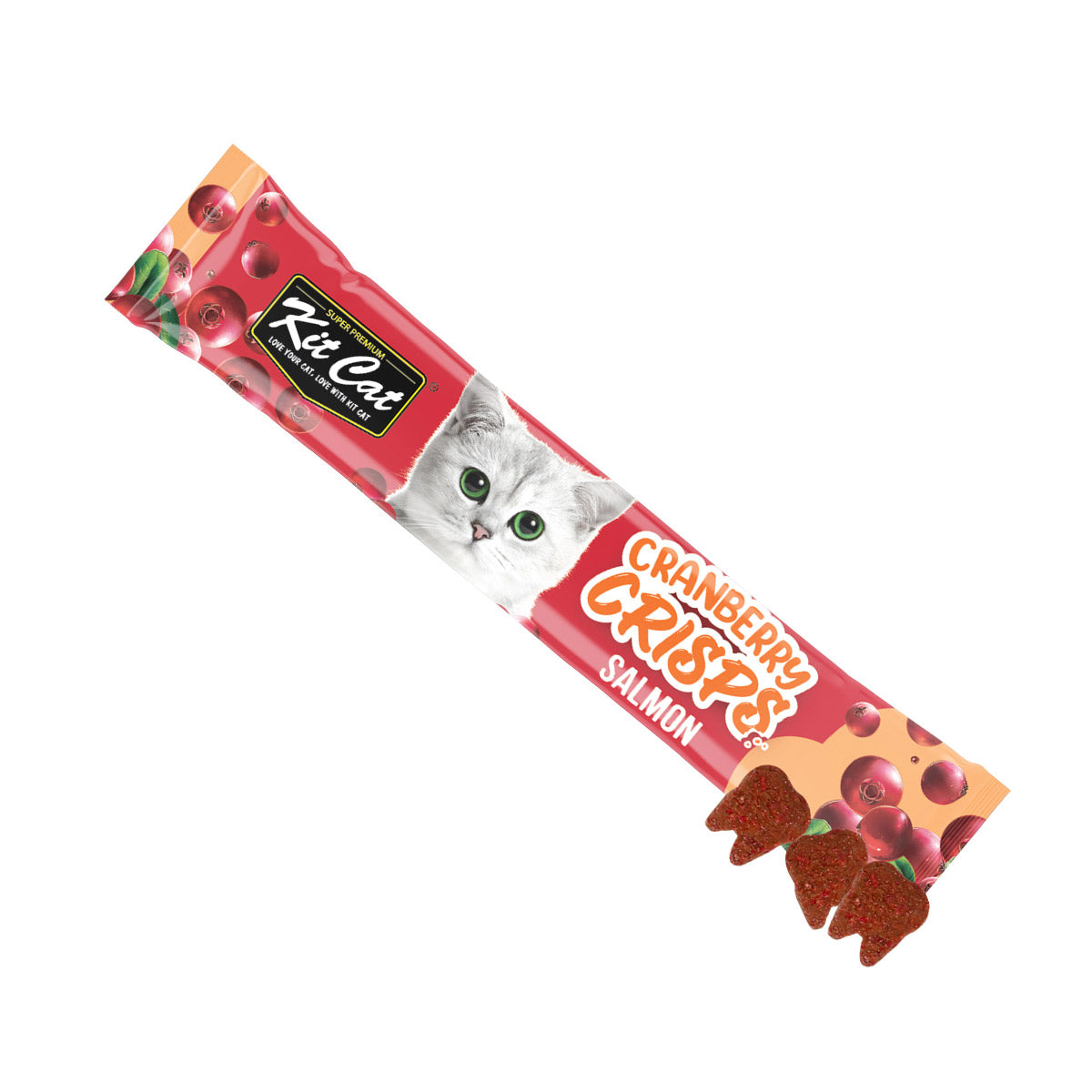 Kit Cat Cranberry Crisps - Salmon