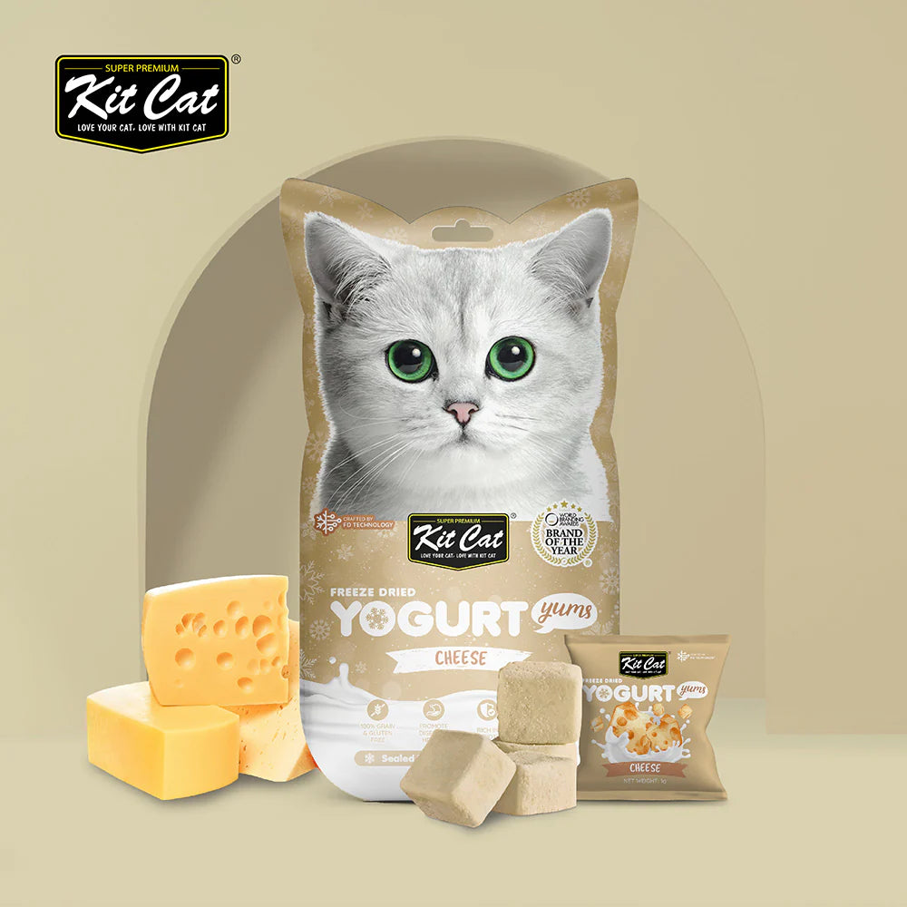 Kit Cat Freeze Dried Yogurt Yums Cheese - Shaking Tails