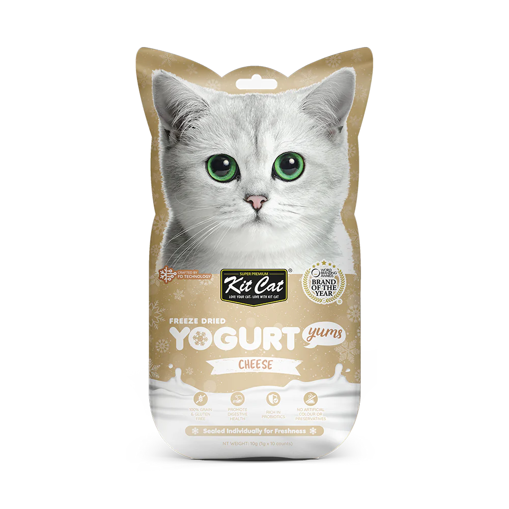 Kit Cat Freeze Dried Yogurt Yums Cheese - Shaking Tails
