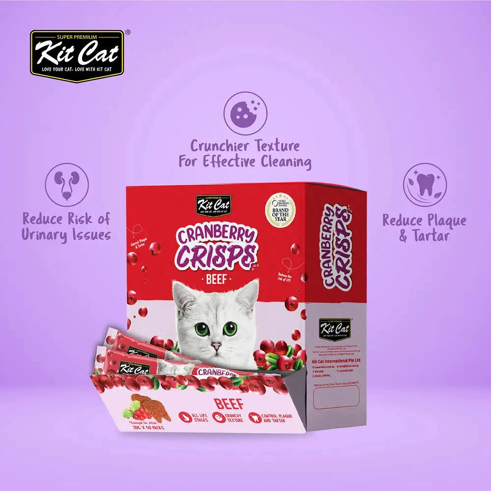 Kit Cat Cranberry Crisps - Beef