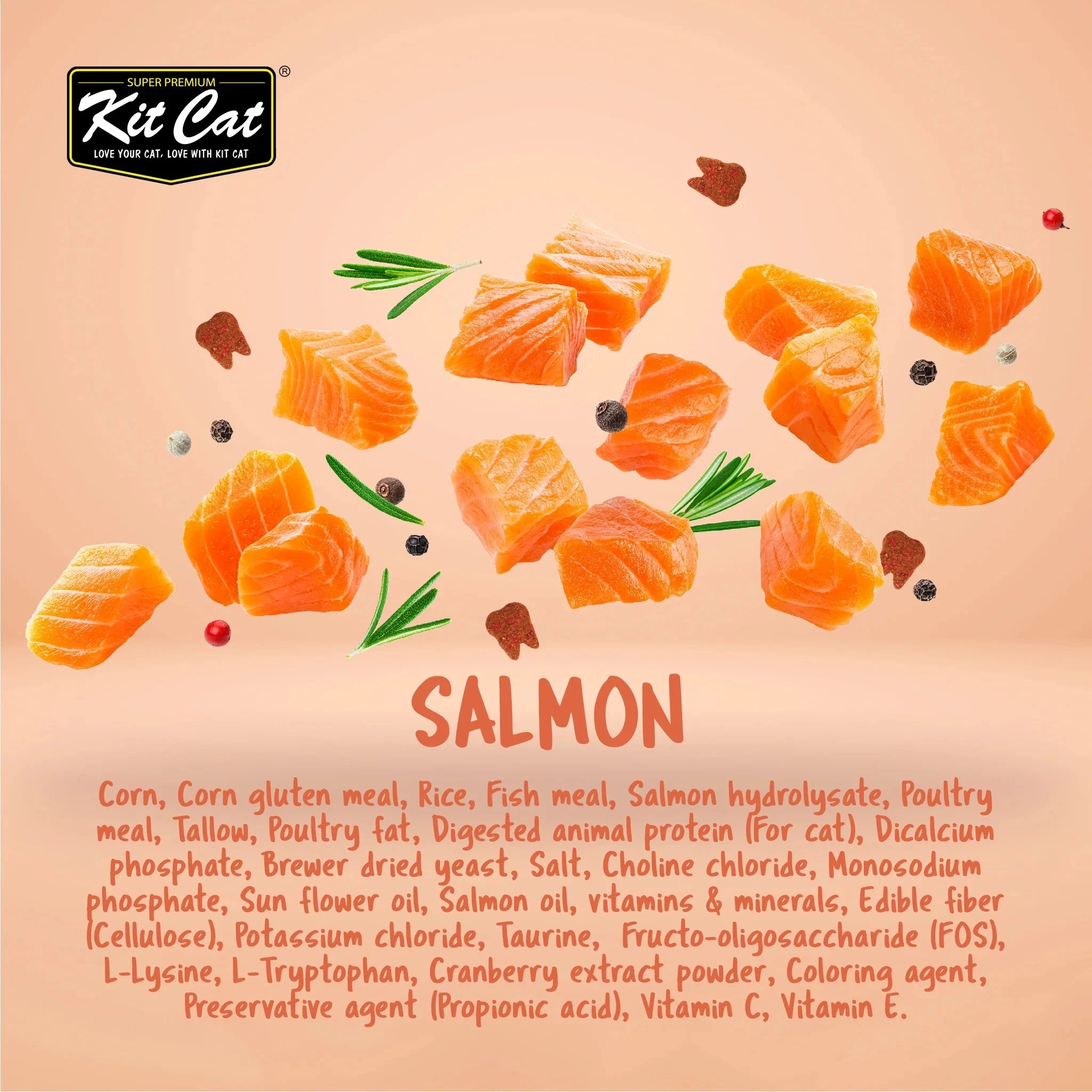 Kit Cat Cranberry Crisps - Salmon
