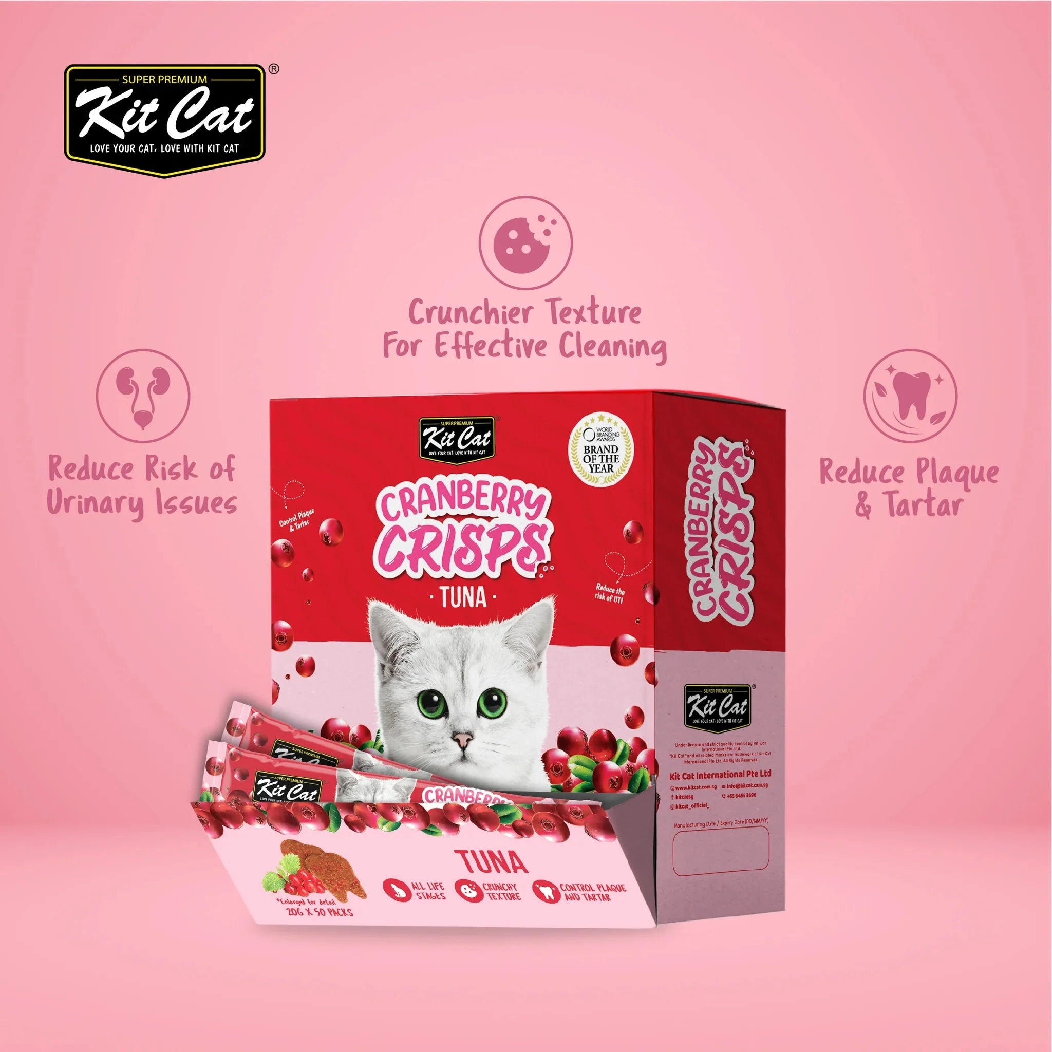 Kit Cat Cranberry Crisps - Tuna