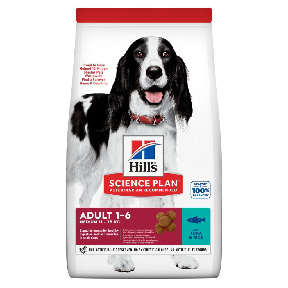 Hill's Medium Breed Adult Dog Dry Food - Tuna