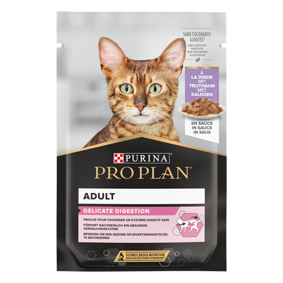 Purina Pro Plan - Delicate Digestion Wet Cat Food - Turkey in Gravy