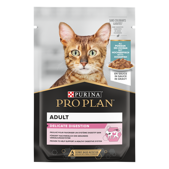 Purina Pro Plan - Delicate Digestion Wet Cat Food - Oceanfish in Gravy