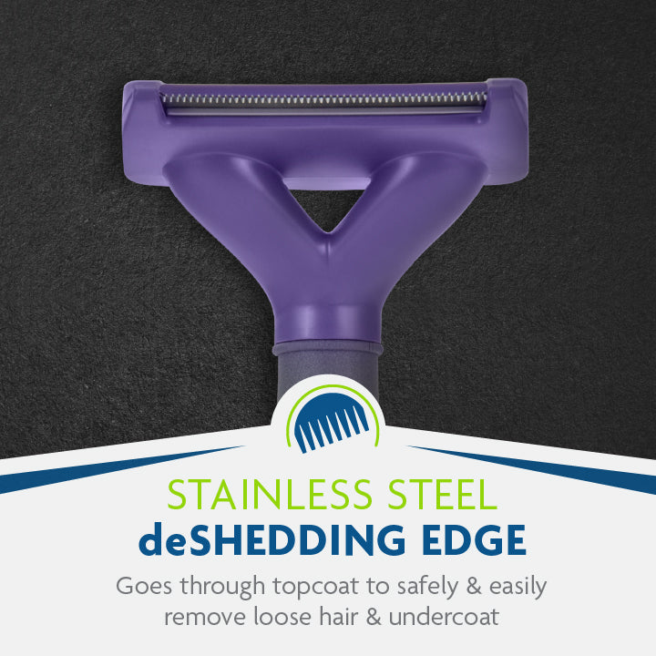 FURminator deShedding Tool – Medium/Large Short-Hair Cats | Reduces Shedding